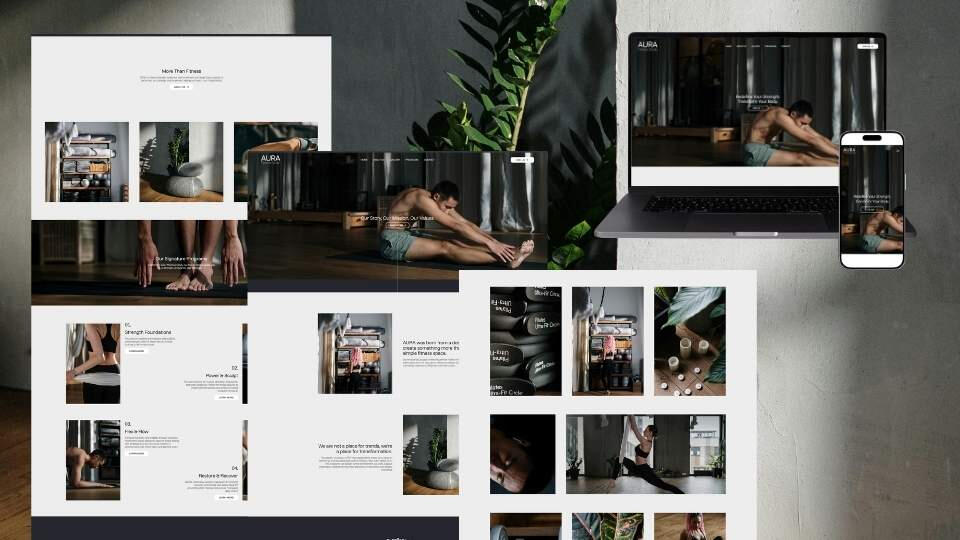 Aesthetic and minimal websites