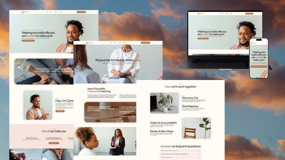 Carrd templates for a business