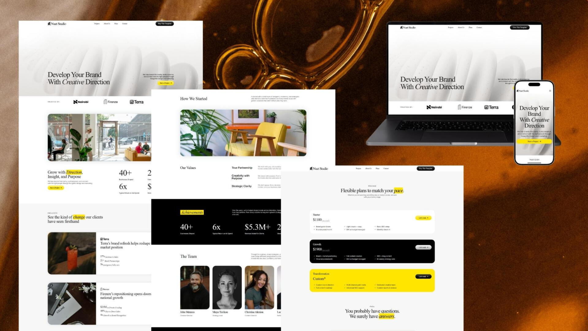 carrd templates for entrepreneurs