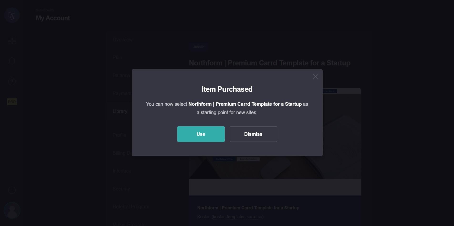 buy carrd website